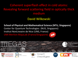 Coherent superflash effect in cold atoms: Revealing forward