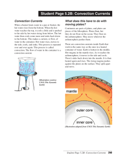 Student Page 5.2B: Convection Currents