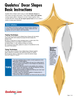 Qualatex&reg; Decor Shapes Basic Instructions