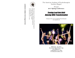 Conference Brochure and Registration Form