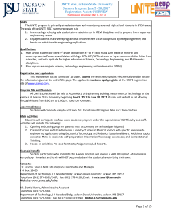 UNITE site: Jackson State University