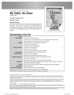 My Father, the Clown - Houghton Mifflin Harcourt