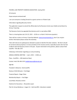 June 2015 - Pickerel Lake Property Owners Association