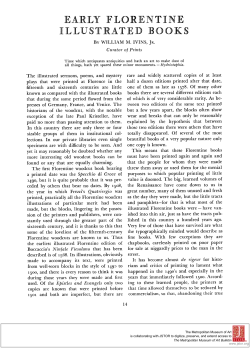 early florentine illustrated books