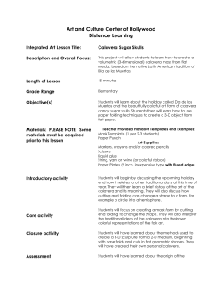 Discovering Geometry Through Tradition &ndash; Calavera Sugar Skulls