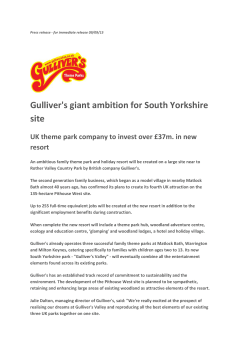 Gulliver`s giant ambition for South Yorkshire site
