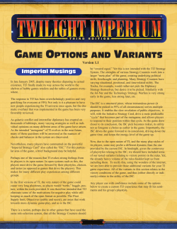 game options and variants