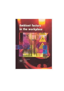 Code of Practice Ambient Factors in the Workplace