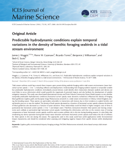 Predictable hydrodynamic conditions explain temporal variations in