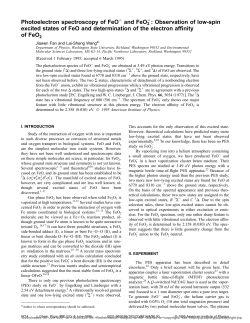 and FeO2 - Chemistry Department at Brown University