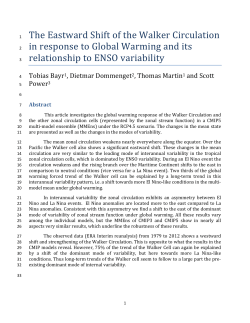 The$Eastward$Shift$of$the$Walker$Circulation$ in$response$to