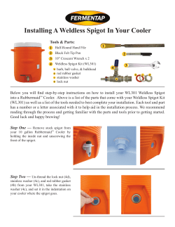 Installing A Weldless Spigot In Your Cooler