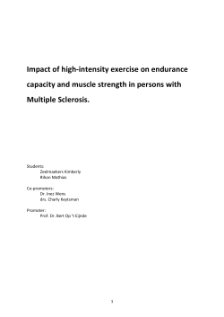 Impact of high-intensity exercise on endurance capacity and muscle