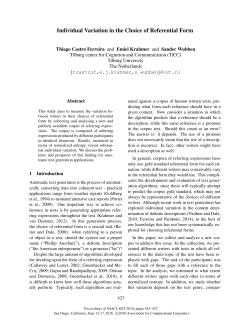 Individual Variation in the Choice of Referential Form