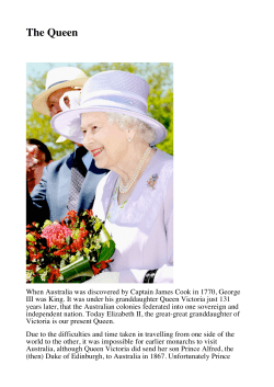 The Queen - The Australian Monarchist League