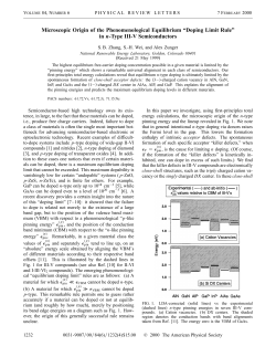 Doping Limit Rule - University of Colorado Boulder