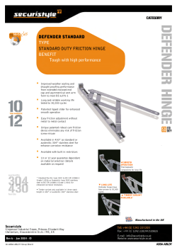 Defender ST (Standard) Datasheet