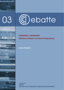 CCCDebatte03 Pragmatic Visionaries 2009 engl