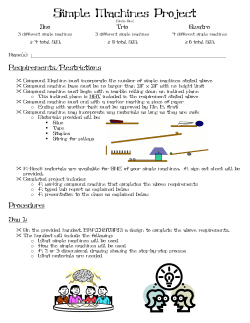 Simple Machines Project