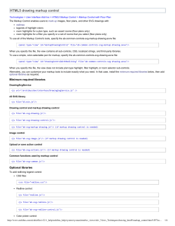 HTML5 Drawing Markup Control