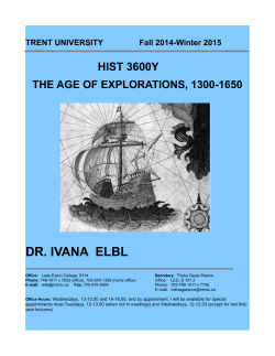 dr. ivana elbl - Trent University