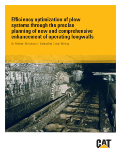 Efficiency optimization of plow systems through the precise