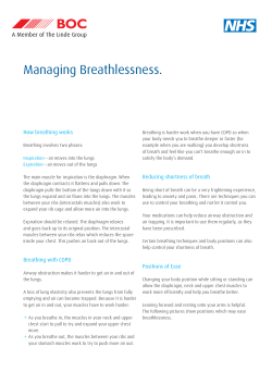 Managing Breathlessness