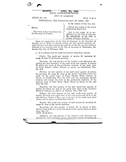 Order 305 - Alberta Municipal Affairs