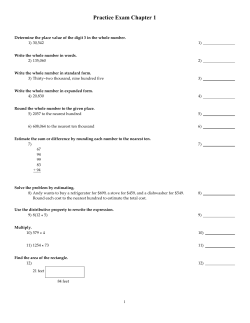 Practice Exam Ch.1