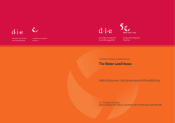The Water-Land Nexus - Deutsches Institut f&uuml;r Entwicklungspolitik
