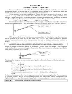 Systems of equations include more than one set of equations