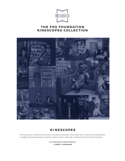 the fos foundation kinescopes collection