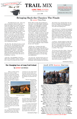 trail - Long Trail School