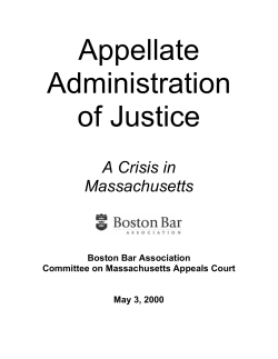 Appellate Administration of Justice