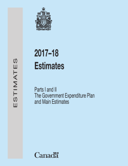 2017–18 Estimates