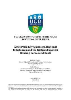 Asset Price Keynesianism, Regional