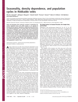 Seasonality, density dependence, and population cycles in