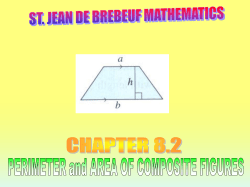 Perimeter and Area of Composite Figures