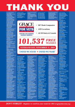 THANK you - Grace For Vets