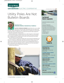 October 2016 Texas Co-Op Magazine Articles