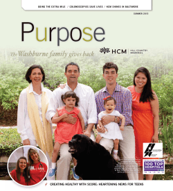 Summer 2015 - Hill Country Memorial