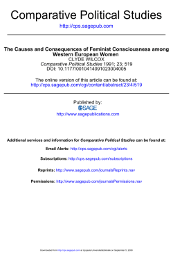 Comparative Political Studies