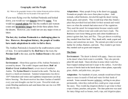 Geography and the People