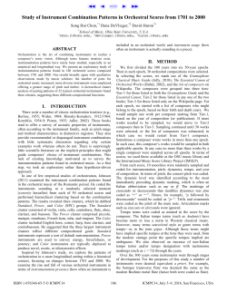 Proceedings of the 14th International Conference on Music