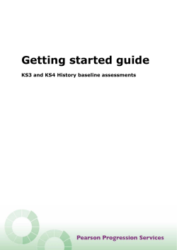 Getting started guide - Edexcel