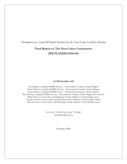 Final Report - Great Lakes Commission