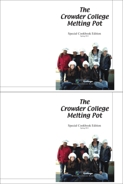 Melting Pot, Issue 4, Spring 2013 &mdash; Special