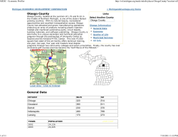 MEDC - Economic Profiler - Otsego Community Connection
