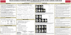 Neural correlates of treatment effects on abstract