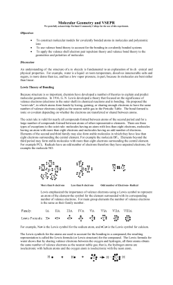 Molecular Geometry and VSEPR